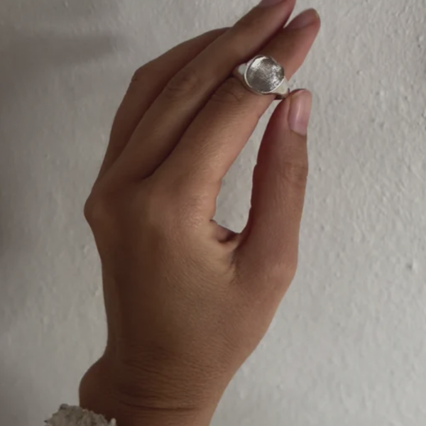 Fingerprint Signet Ring