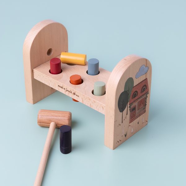 Grow Baby ~ Wooden Hammering Toy