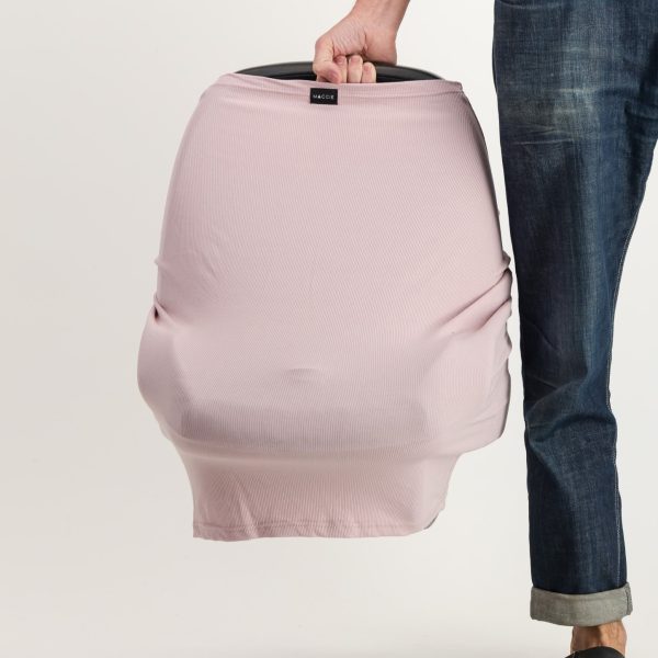 MACCIE stretch + shield car seat or breastfeeding cover l ribbed bamboo