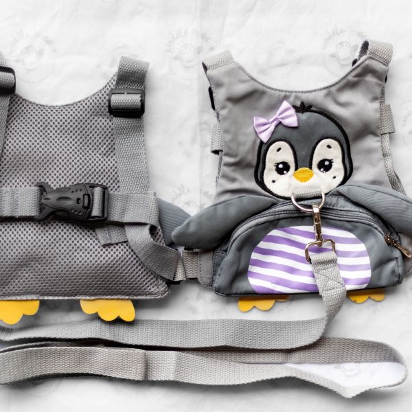 Purple Toddler Safety Harness & Lead Backpack