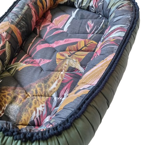 Babynest - Midnight Safari + Olive Green