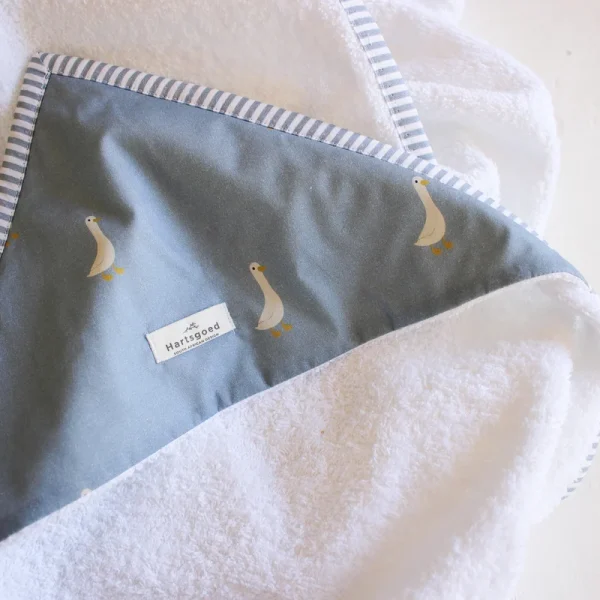 Hooded Cotton Baby Bath Towel | Ducks | Karoo Skies