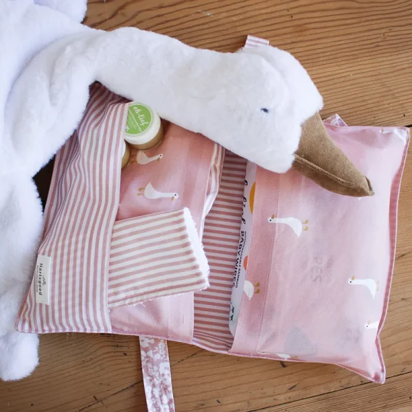 Nappy Clutch | Ducks | Dusty Rose