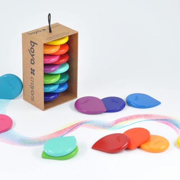 Boya Kids Dozen set of 12 colourful premium crayons