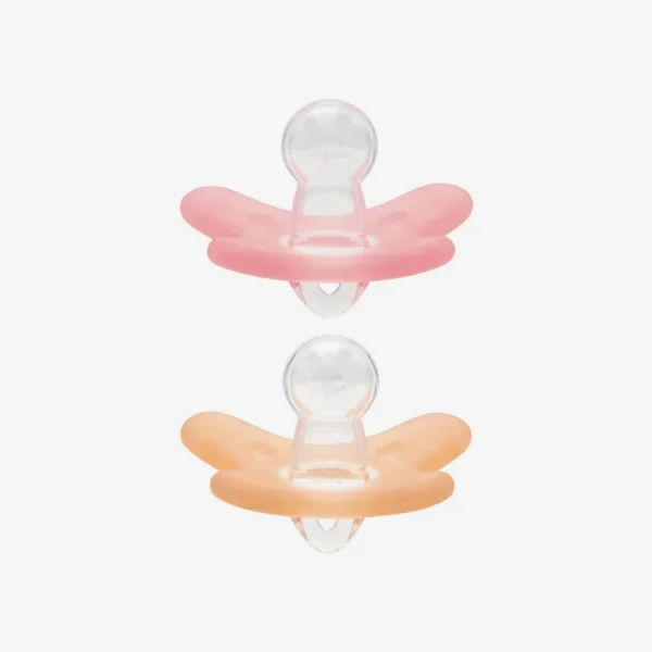 Sprout@2026-sprout_difrax_silicone-pacifier_6-12months_duo-pack_caramel-raspberry2